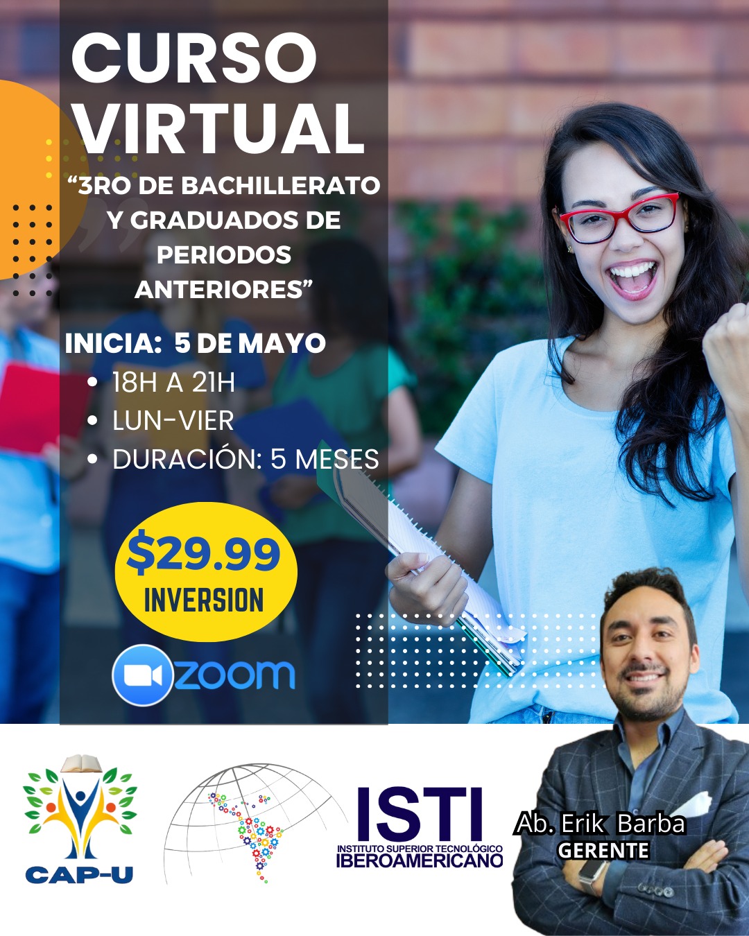 CURSO VIRTUAL 3RO DE BACHILLERATO Y GRADUADOS