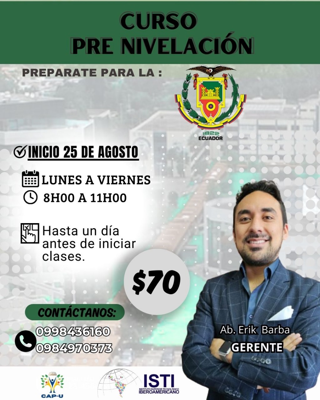 PRE NIVELACIÓN ESPE
