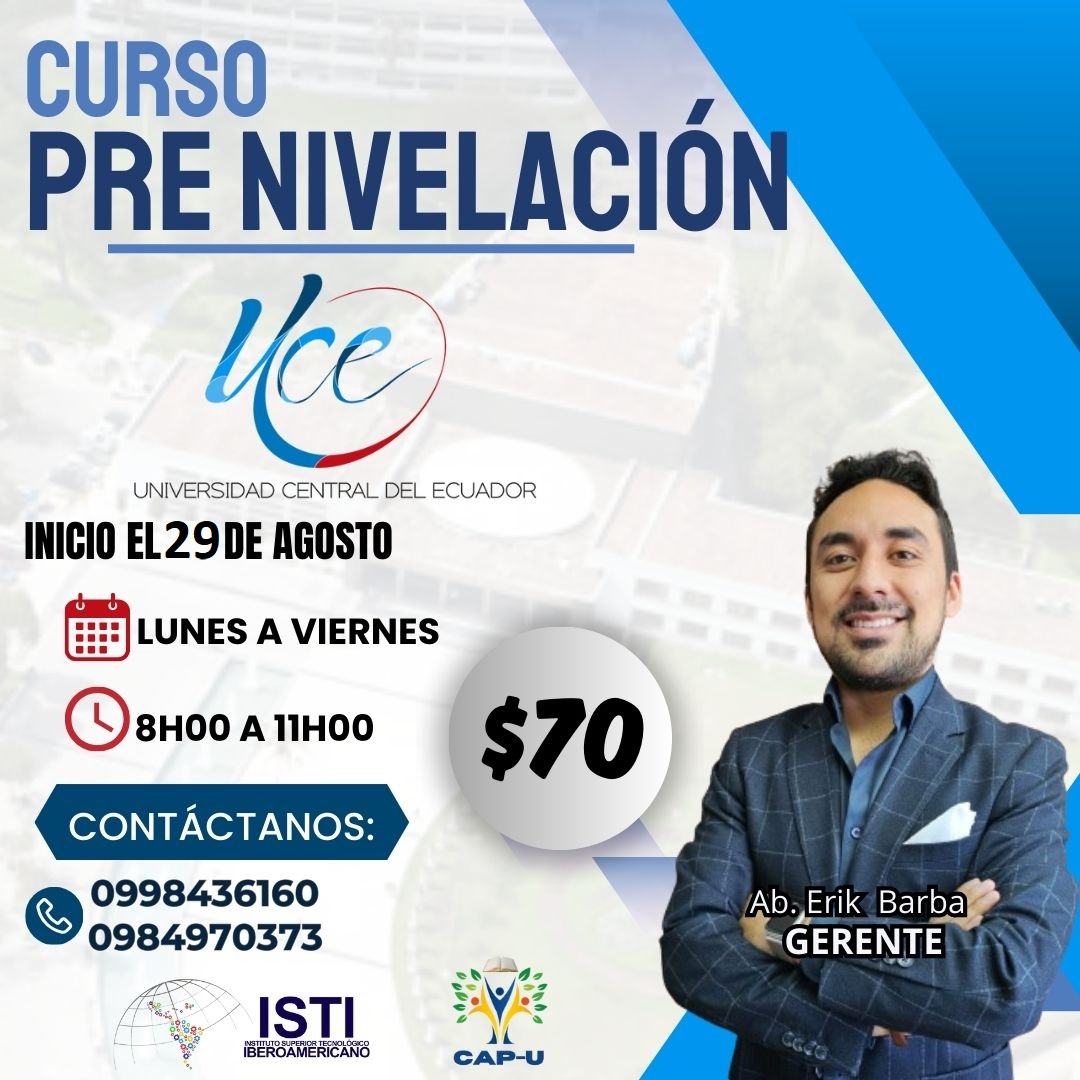 PRE NIVELACIÓN UCE