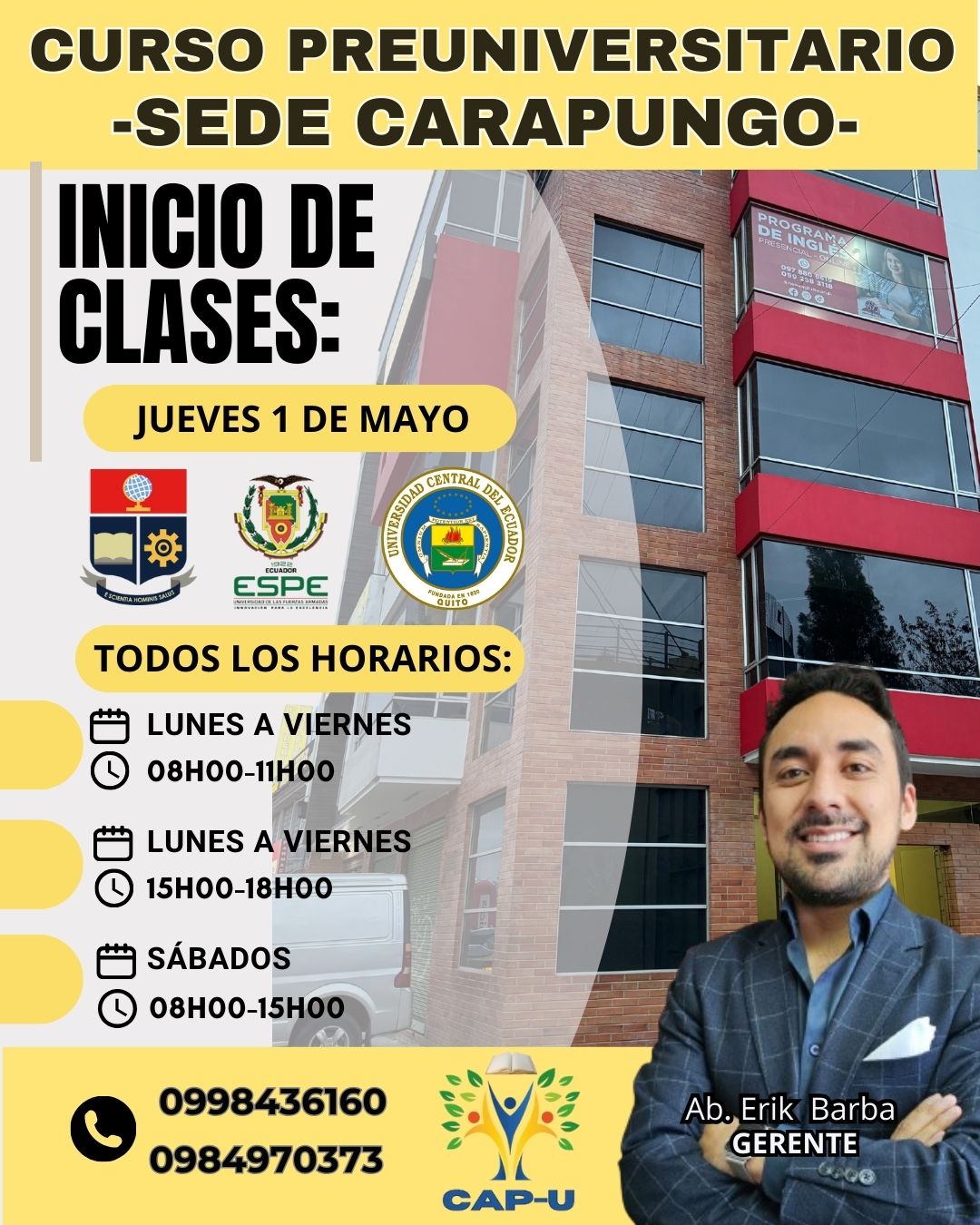 3RO DE BACHILLERATO RÉGIMEN SIERRA INGRESA A LA U 2025
